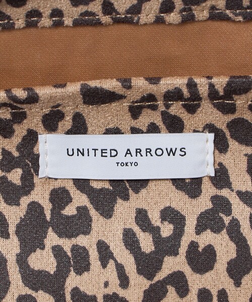 UNITED ARROWS(ユナイテッドアローズ)の「レオパード ロゴ トートバッグ S(トートバッグ・レディース・ベージュ・FREE)」の9枚目の写真