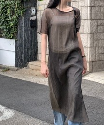 レイヤードキャミソールワンピース