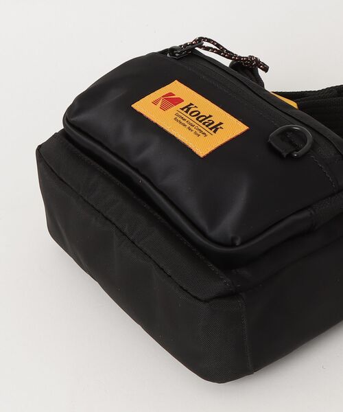 KODAK（コダック）の「コダックアパレル  Essential Square Mini Cross Bag 2.0（ショルダーバッグ・メンズ・ブラック・ﾌﾘ-）」の7枚目の写真