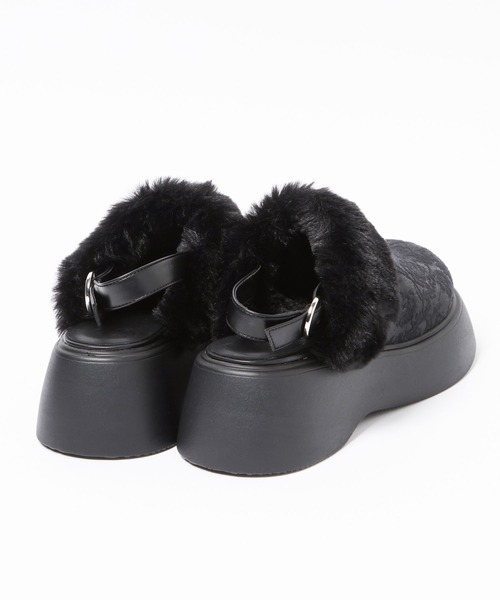 HARE(ハレ)の「ジャガードデザインボリュームサボ(HARE)(その他シューズ・レディース・ブラック系その他・MEDIUM/LARGE)」の14枚目の写真