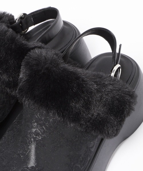 HARE(ハレ)の「ジャガードデザインボリュームサボ(HARE)(その他シューズ・レディース・ブラック系その他・MEDIUM/LARGE)」の7枚目の写真