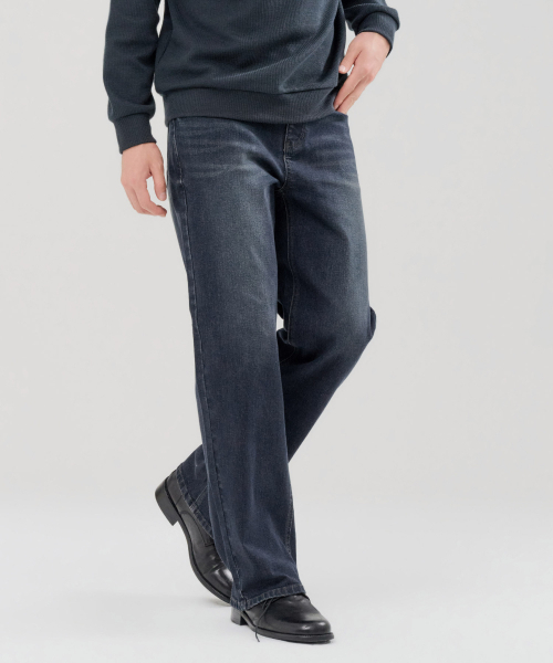 CHASECULT(チェイスカルト)の「メンズ Dトーンウォッシュ ワイドデニム-FERK2316B04(デニムパンツ・メンズ・ネイビー・70/76/82/86/92)」の4枚目の写真