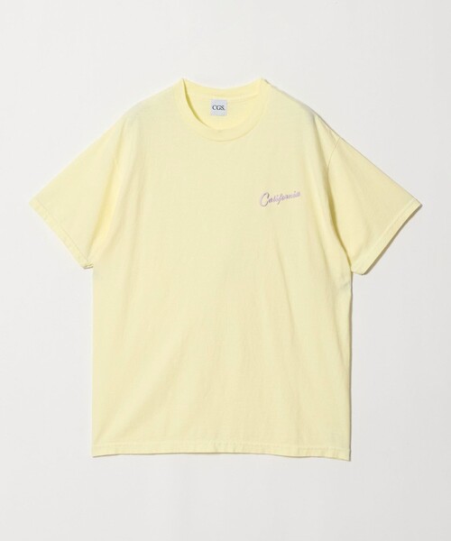 California General Store（California General Store）の「＜CGS.＞フェード ロゴ Tシャツ（Tシャツ/カットソー・メンズ・ダークグレー/ライラック/ネイビー/イエロー・M/XL/L）」の4枚目の写真