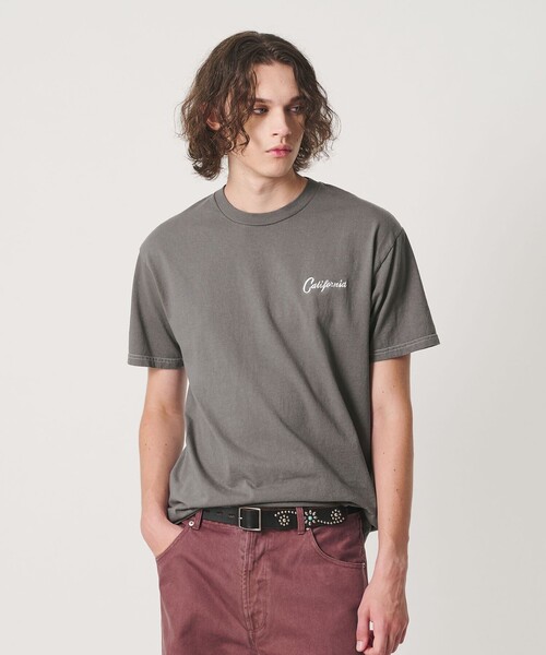 California General Store（California General Store）の「＜CGS.＞フェード ロゴ Tシャツ（Tシャツ/カットソー・メンズ・ダークグレー/ライラック/ネイビー/イエロー・M/XL/L）」の6枚目の写真