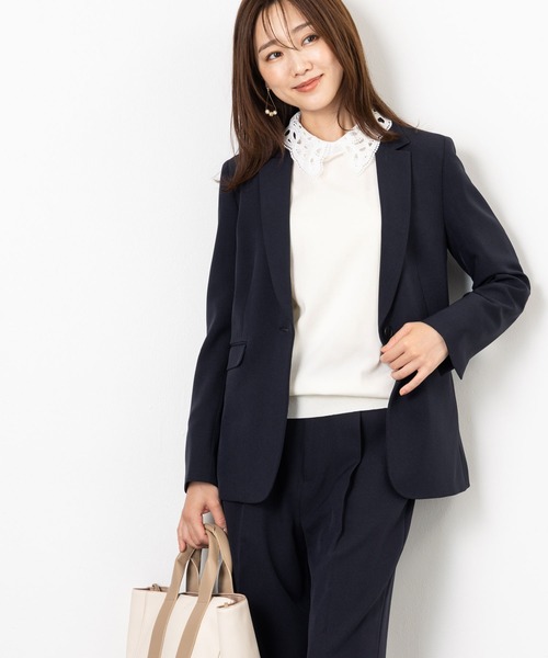 MAISONCOMFY (メゾンコンフィ)の「【セレモニーにも最適上品ニット】レース衿が品の良い可愛らしさを演出(ニット/セーター・レディース・ブラウン/グレー/アイボリー・FREE)」の13枚目の写真
