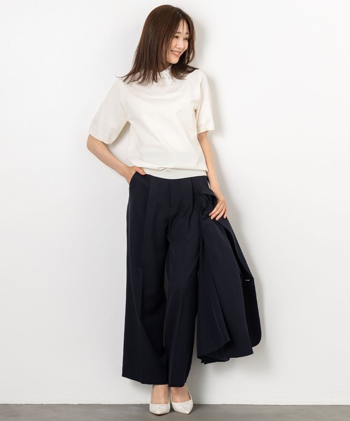 MAISONCOMFY (メゾンコンフィ)の「【セレモニーにも最適上品ニット】レース衿が品の良い可愛らしさを演出(ニット/セーター・レディース・ブラウン/グレー/アイボリー・FREE)」の14枚目の写真