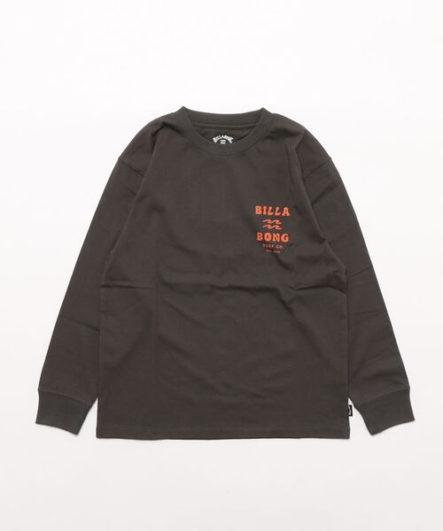 BILLABONG（ビラボン）の「BILLABONG/ビラボン ONE TIME キッズ ロンT BG016050（Tシャツ/カットソー・キッズ・オリーブ/スミクロ・140cm/150cm/160cm）」の2枚目の写真
