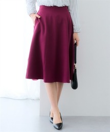 ストレッチダブルクロス6枚ハギフレアスカート (70cm丈)