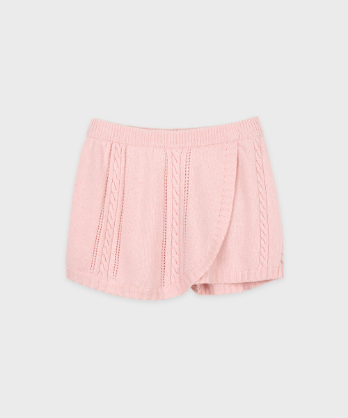 SINOON（シヌーン）の「Cable Knit Short Pants (Pink)（その他パンツ・レディース・PINK・FREE）」の4枚目の写真