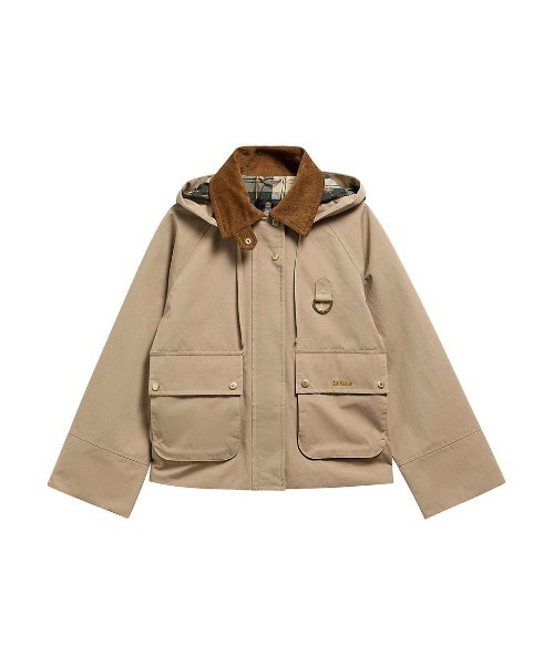 Barbour(バブアー)の「Terrington シャワープルーフジャケット(レディース)(ブルゾン・レディース・ネイビー/ベージュ/オリーブ・8/10)」の21枚目の写真
