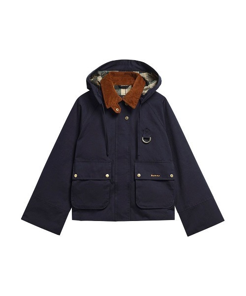 Barbour(バブアー)の「Terrington シャワープルーフジャケット(レディース)(ブルゾン・レディース・ネイビー/ベージュ/オリーブ・8/10)」の22枚目の写真