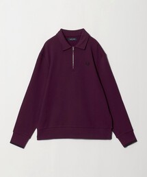 <FRED PERRY>ハーフジップ 長袖 スウェット