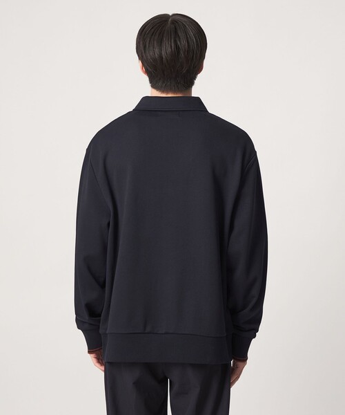 FRED PERRY(フレッドペリー)の「<FRED PERRY>ハーフジップ 長袖 スウェット(スウェット・メンズ・オフホワイト/パープル/ネイビー・L/XL/M)」の8枚目の写真