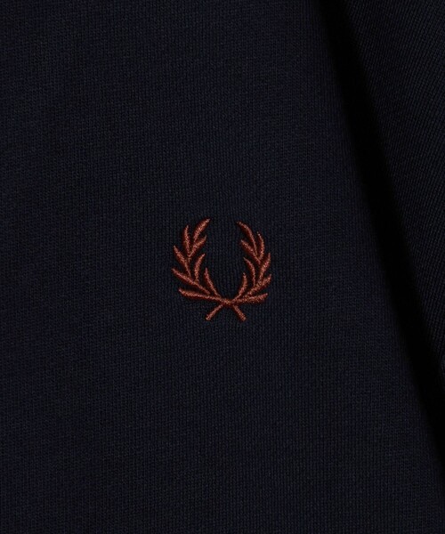 FRED PERRY(フレッドペリー)の「<FRED PERRY>ハーフジップ 長袖 スウェット(スウェット・メンズ・オフホワイト/パープル/ネイビー・L/XL/M)」の13枚目の写真