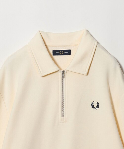 FRED PERRY(フレッドペリー)の「<FRED PERRY>ハーフジップ 長袖 スウェット(スウェット・メンズ・オフホワイト/パープル/ネイビー・L/XL/M)」の17枚目の写真