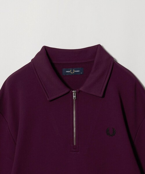 FRED PERRY(フレッドペリー)の「<FRED PERRY>ハーフジップ 長袖 スウェット(スウェット・メンズ・オフホワイト/パープル/ネイビー・L/XL/M)」の19枚目の写真