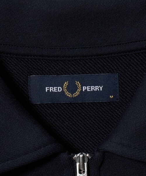 FRED PERRY(フレッドペリー)の「<FRED PERRY>ハーフジップ 長袖 スウェット(スウェット・メンズ・オフホワイト/パープル/ネイビー・L/XL/M)」の21枚目の写真