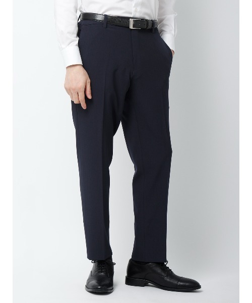 SUIT SQUARE(スーツスクエア)の「最高パンツ/テーパードパンツ/ウォッシャブル/NON IRON/無地/RS07/裾上げ済み(スラックス・メンズ・グレー/ブラウン/チャコールグレー/ネイビー・LARGE/XX-SMALL/X-LARGE/XX-LARGE/X-SMALL/XXX-LARGE/SMALL/MEDIUM/XXXX-LARGE)」の4枚目の写真
