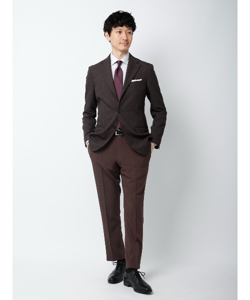 SUIT SQUARE(スーツスクエア)の「最高パンツ/テーパードパンツ/ウォッシャブル/NON IRON/無地/RS07/裾上げ済み(スラックス・メンズ・グレー/ブラウン/チャコールグレー/ネイビー・LARGE/XX-SMALL/X-LARGE/XX-LARGE/X-SMALL/XXX-LARGE/SMALL/MEDIUM/XXXX-LARGE)」の22枚目の写真