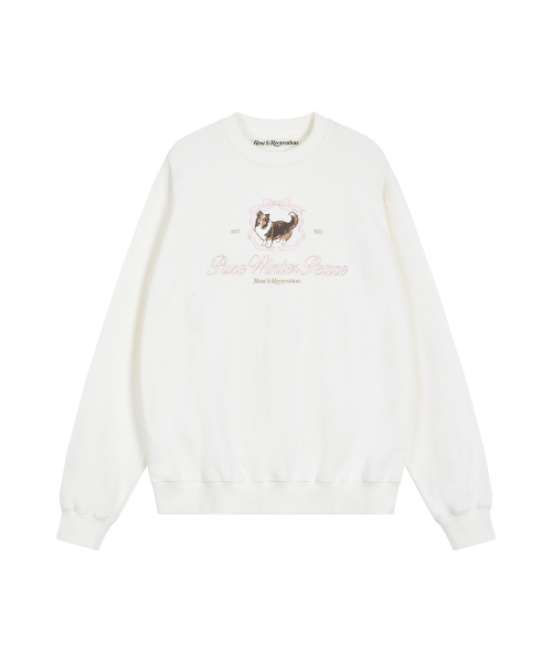 Rest&Recreation(レストアンドレクリエーション)の「RiRi LOGO SWEATSHIRT - WHITE(スウェット・メンズ・その他・ONE)」の1枚目の写真