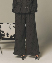 サイドラインドットスウェットパンツ