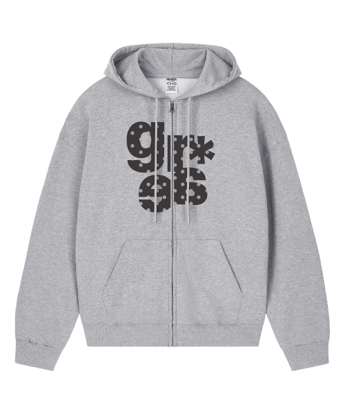 GRAVER（グレーバー）の「[UNISEX]GRAE-S DOT ジップアップパーカー_ブラック（パーカー・レディース・ブラック/ブラック×ピンク・MEDIUM/LARGE）」の15枚目の写真
