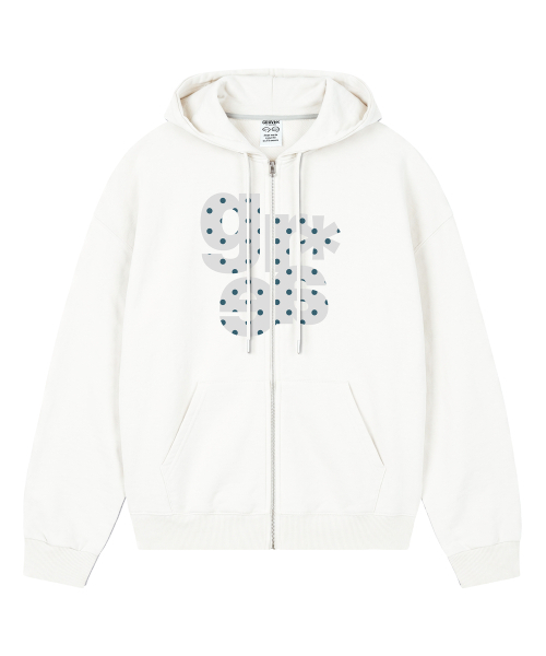 GRAVER（グレーバー）の「[UNISEX]GRAE-S DOT ジップアップパーカー_ブラック（パーカー・レディース・ブラック/ブラック×ピンク・MEDIUM/LARGE）」の16枚目の写真