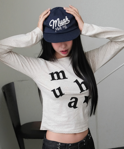 muahmuah（ムーアムーア）の「ドットパッチロゴ 長袖Tシャツ [オートミール]（Tシャツ/カットソー・レディース・その他・FREE）」の14枚目の写真