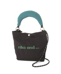 niko and... | ニコロゴパフハンドルミニショルダーバッグ(ショルダーバッグ)