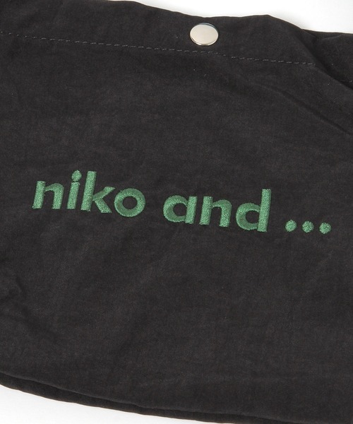 niko and...（ニコアンド）の「ニコロゴパフハンドルミニショルダーバッグ（ショルダーバッグ・レディース・ベージュ/ブラック/その他1・0）」の15枚目の写真