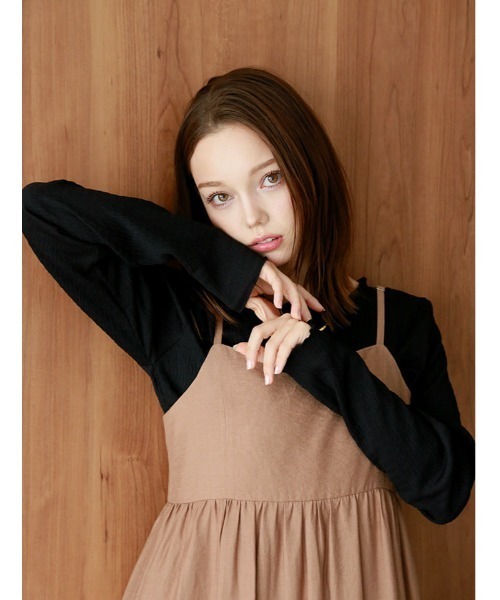 fifth（フィフス）の「カットシャーリングクルーネックロンT（Tシャツ/カットソー・レディース・アイボリー/ブラック・M）」の4枚目の写真