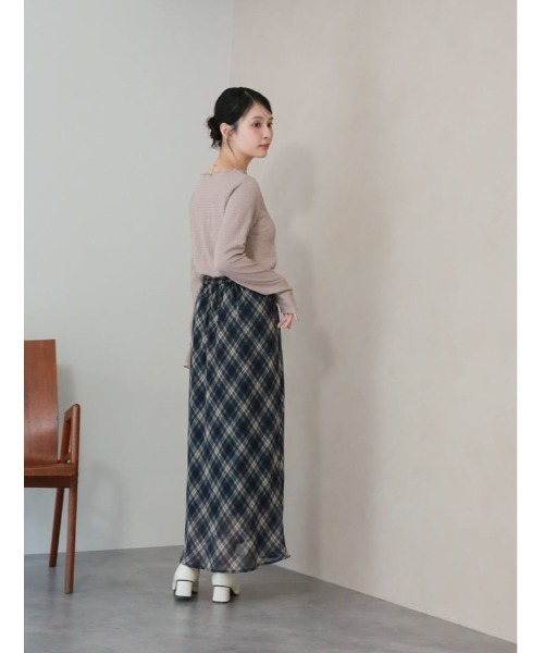 fifth（フィフス）の「カットシャーリングクルーネックロンT（Tシャツ/カットソー・レディース・アイボリー/ブラック・M）」の20枚目の写真