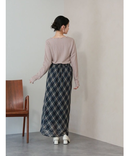 fifth（フィフス）の「カットシャーリングクルーネックロンT（Tシャツ/カットソー・レディース・アイボリー/ブラック・M）」の21枚目の写真