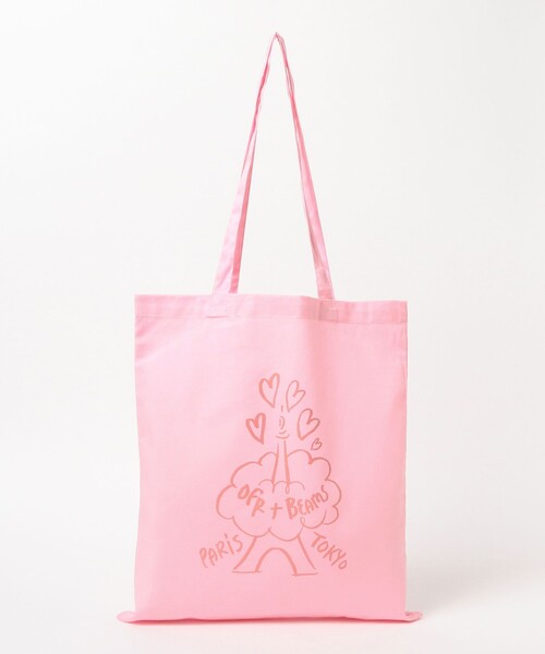 Demi-Luxe BEAMS（デミルクス ビームス）の「【別注】Ofr. Paris × Demi-Luxe BEAMS / ロゴ エコバッグ（トートバッグ・レディース・ライトグレー/ミント/オレンジ/ピンク/ブラウン・ONE SIZE）」の16枚目の写真