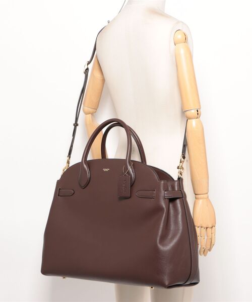 COACH(コーチ)の「ソフトエンパイアキャリーオールバッグ48(ショルダーバッグ・メンズ・ブラウン系その他・ONE)」の5枚目の写真