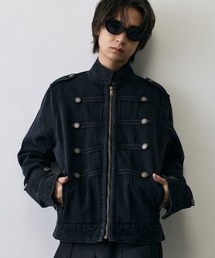 Military Napoleon Denim Jacket / ミリタリーナポレオンデニムジャケット