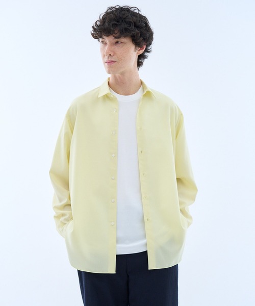 ESTNATION(エストネーション)の「ESTNATION / Super130sウールトロピカルシャツ<EVER IT>(シャツ/ブラウス・メンズ・ブルー/オリーブ/イエロー/ネイビー・MEDIUM/X-LARGE/LARGE)」の5枚目の写真