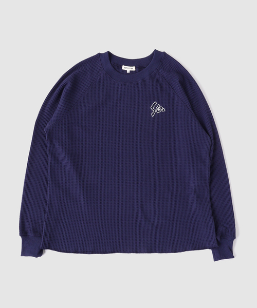 SPECIAL GUEST K.K(スペシャルゲスト)の「SPECIAL GUEST / スペシャルゲスト THERMAL LS SHIRT(Tシャツ/カットソー・メンズ・ホワイト系その他/ネイビー/カーキ・MEDIUM/LARGE)」の3枚目の写真