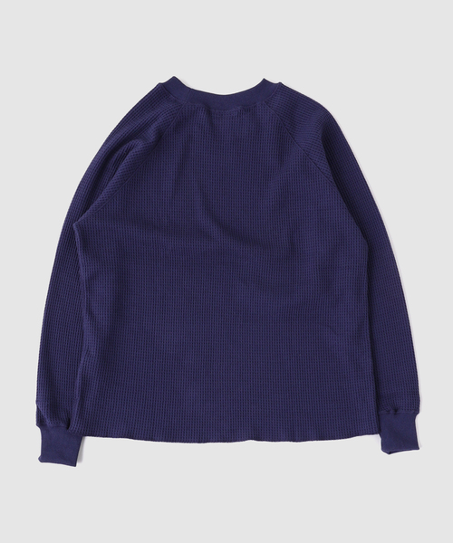 SPECIAL GUEST K.K(スペシャルゲスト)の「SPECIAL GUEST / スペシャルゲスト THERMAL LS SHIRT(Tシャツ/カットソー・メンズ・ホワイト系その他/ネイビー/カーキ・MEDIUM/LARGE)」の4枚目の写真