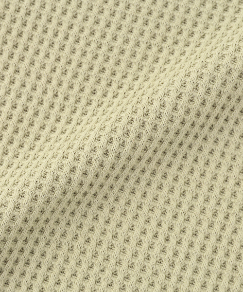 SPECIAL GUEST K.K(スペシャルゲスト)の「SPECIAL GUEST / スペシャルゲスト THERMAL LS SHIRT(Tシャツ/カットソー・メンズ・ホワイト系その他/ネイビー/カーキ・MEDIUM/LARGE)」の7枚目の写真