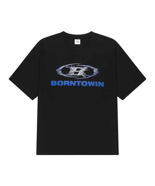 BORN TO WIN（ボーントゥウィン）の「DAMAGED SYMBOL B LOGO T-SHIRTS [BLACK]（Tシャツ/カットソー・メンズ・その他・1/2/3/4）」の2枚目の写真