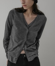 lit（リット）の「Wool Layered Like Knit Cardigan（カーディガン/ボレロ）」