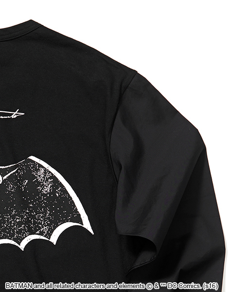【美品✨超希少】ヨウジヤマモト バットマン コラボ ロンT バックプリント 黒 Yohji Yamamoto（ヨウジヤマモト）の「