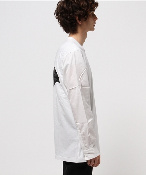 Yohji Yamamoto(ヨウジヤマモト)の「"BATMAN × Yohji Yamamoto" BATMAN LONG SLEEVE TEE(Tシャツ/カットソー・メンズ・ブラック/ホワイト・FREE)」の11枚目の写真