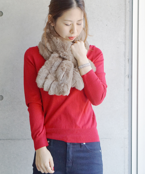 laboratory work(ラボラトリーワーク)の「ウォッシャブルレーヨンウールタートル(ニット/セーター・レディース・ブラック/ネイビー/グレー/キャメル/レッド・MEDIUM)」の5枚目の写真