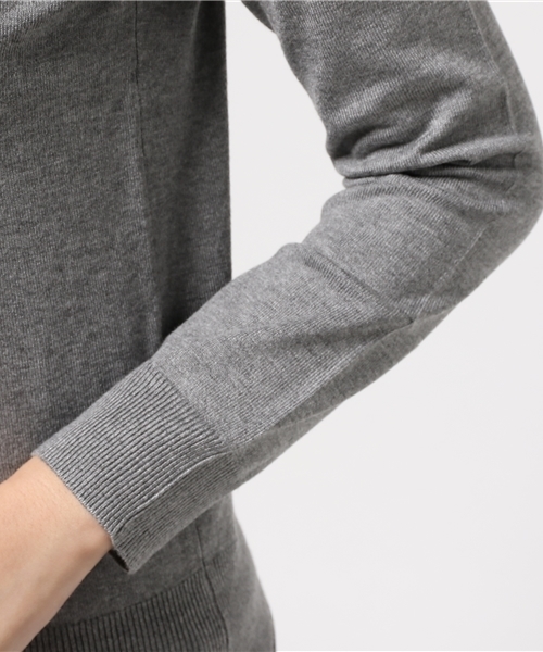 laboratory work(ラボラトリーワーク)の「ウォッシャブルレーヨンウールタートル(ニット/セーター・レディース・ブラック/ネイビー/グレー/キャメル/レッド・MEDIUM)」の11枚目の写真