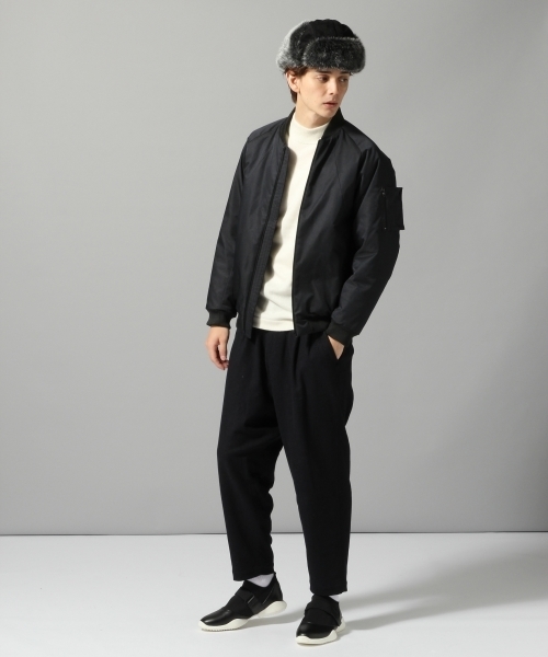 HARE(ハレ)の「【洗えるニット】カシミヤハイネックニット(HARE)(ニット/セーター・メンズ・グレー/グリーン/オフホワイト・MEDIUM/SMALL/LARGE)」の4枚目の写真