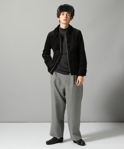 HARE(ハレ)の「【洗えるニット】カシミヤハイネックニット(HARE)(ニット/セーター・メンズ・グレー/グリーン/オフホワイト・MEDIUM/SMALL/LARGE)」の5枚目の写真