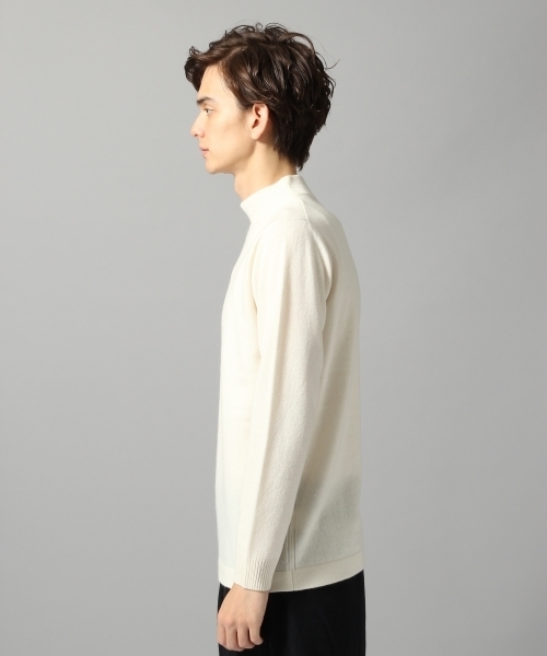 HARE(ハレ)の「【洗えるニット】カシミヤハイネックニット(HARE)(ニット/セーター・メンズ・グレー/グリーン/オフホワイト・MEDIUM/SMALL/LARGE)」の6枚目の写真