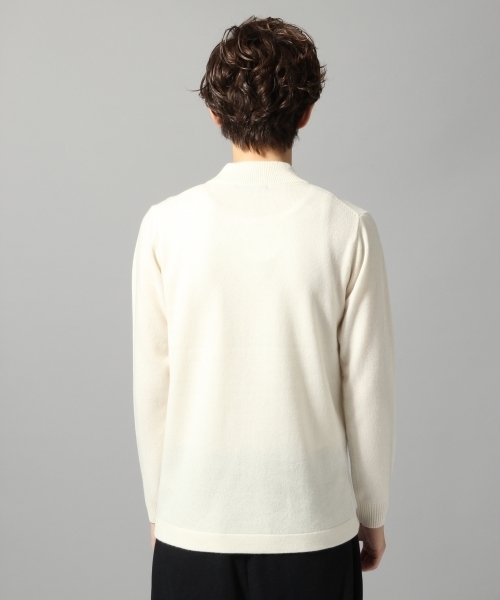 HARE(ハレ)の「【洗えるニット】カシミヤハイネックニット(HARE)(ニット/セーター・メンズ・グレー/グリーン/オフホワイト・MEDIUM/SMALL/LARGE)」の7枚目の写真